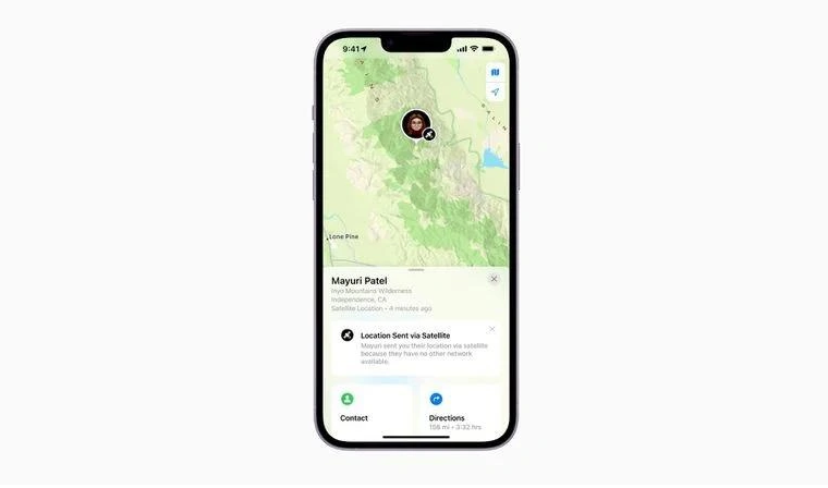 平谷苹果14维修分享iPhone14系列中 FindMy功能通过卫星分享位置方法教程 