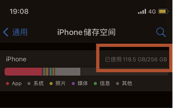 平谷苹果13维修分享iPhone13如何查看剩余内存 